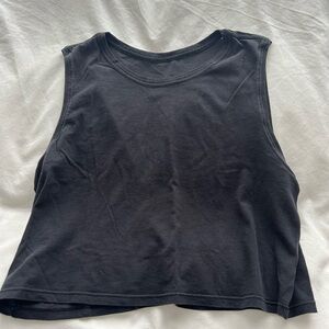 lululemon athletica Black Crop Top